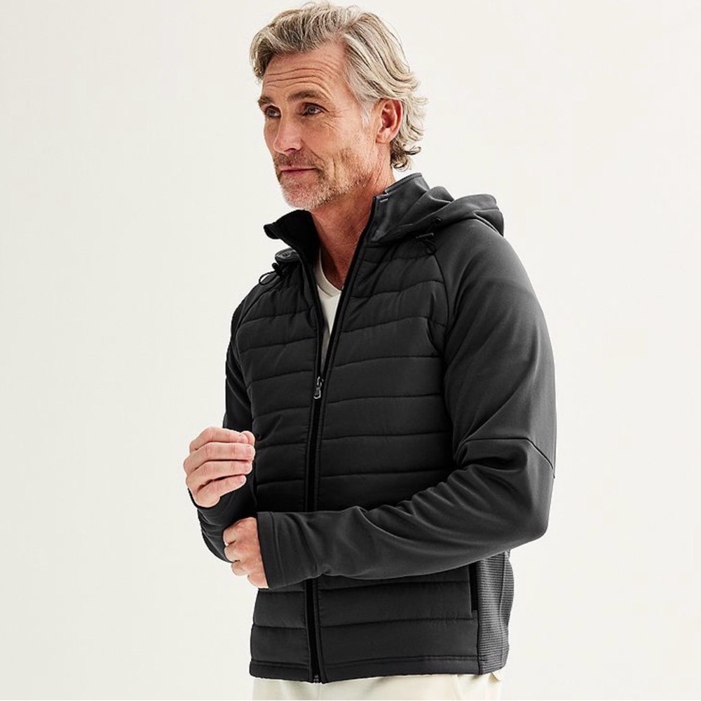 Tek Gear Boy’s Grey Hooded Jacket Size XL (18-20) GUC
